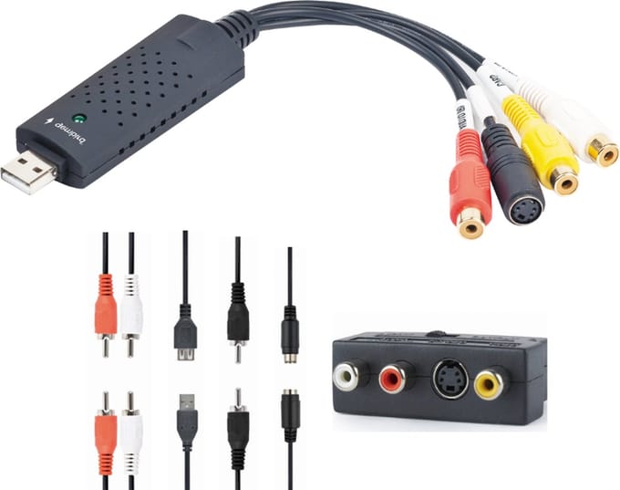 Gembird Video grabber USB 2.0/3.0 - Videobanden Digitaliseren - Incl. scart adapter - VHS Digitaliseren