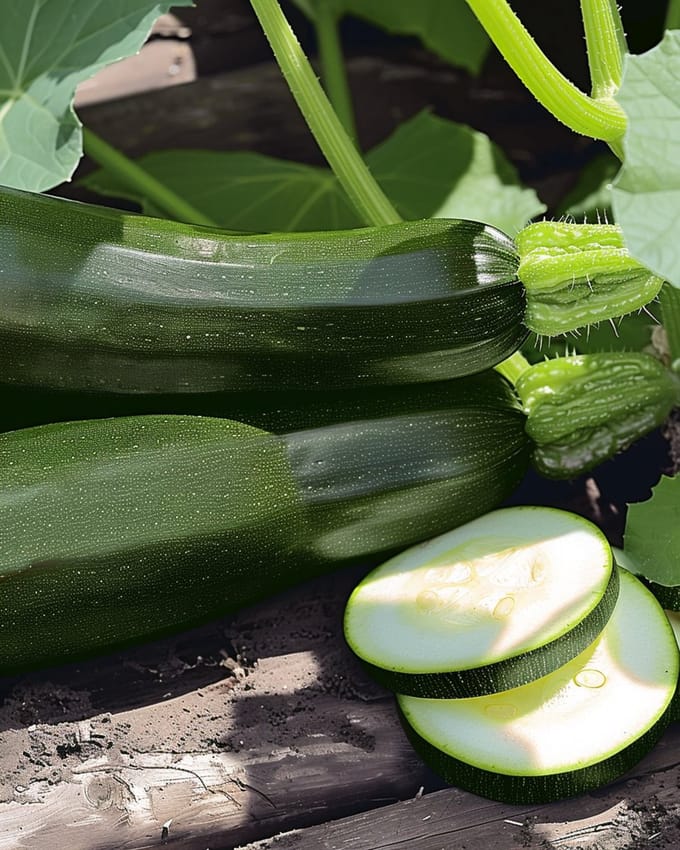 2 sets - Courgette Zaden Black Forest F1 Rankend Cucurbita Pepo