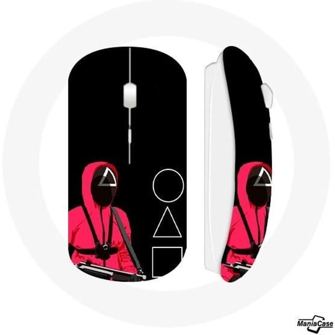 Souris Sans Fil Squid Game Pink Soldier Serie