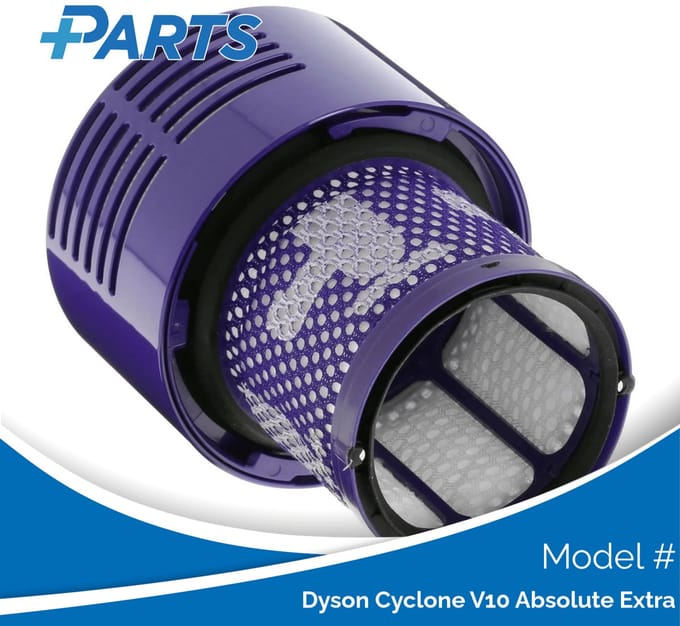 Dyson Cyclone V10 Absolute Extra Filter (Plus.Parts® alternatief voor 969082-01)