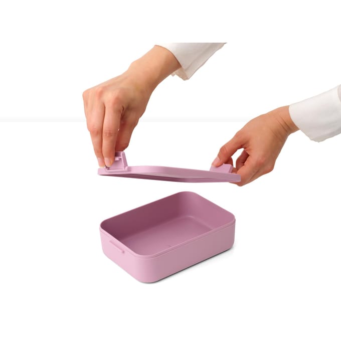 Brabantia Make & Take Lunchbox/Broodtrommel - Medium - Kunststof - Lilac Pink
