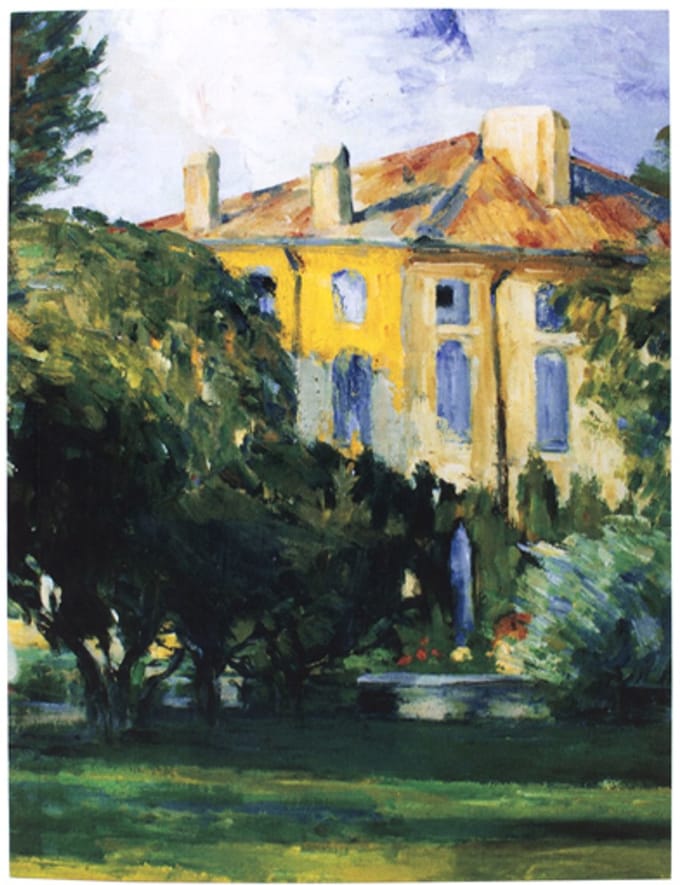 Lanzfeld Cézanne - Schetsboek Blanco - 36 Pagina's - Maison du Jas de Bouffan - Softcover