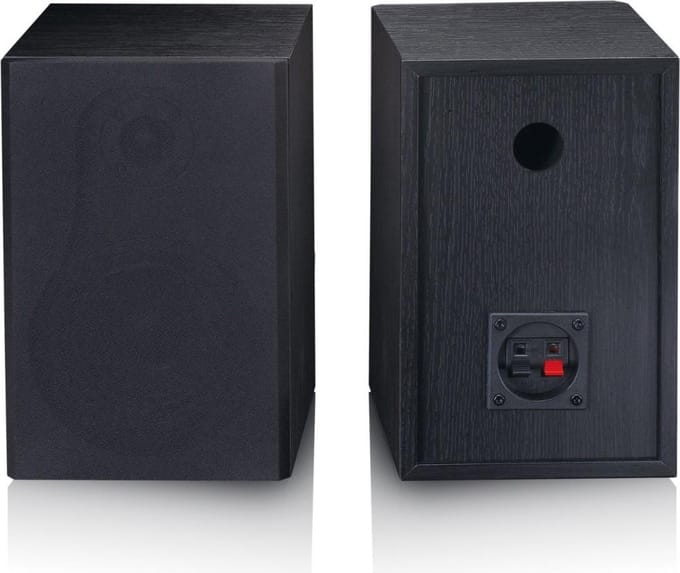 Lenco Platenspeler met Bluetooth - Twee externe Speakers - Ingebouwde Versterker - LS-500BK - Zwart