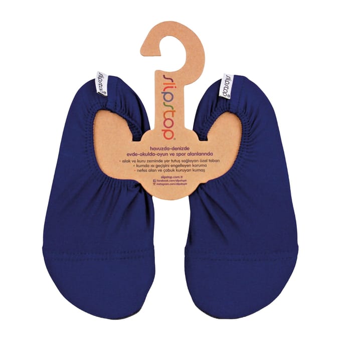 Slipstop antislip waterschoen Navy Adult - Maat S - 37-38