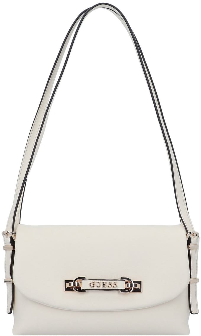 GUESS Schoudertas Lefia Flap Shoulder Bag Cream White Crème