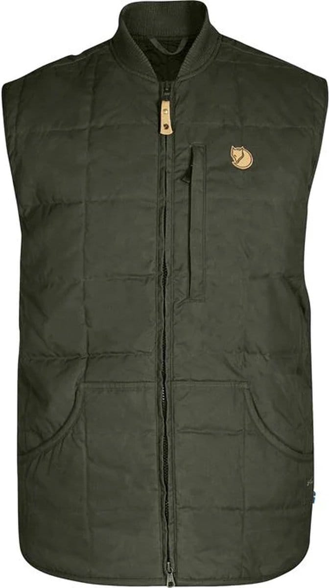 Fjällräven Grimsey bodywarmer Heren, olijf Maat L