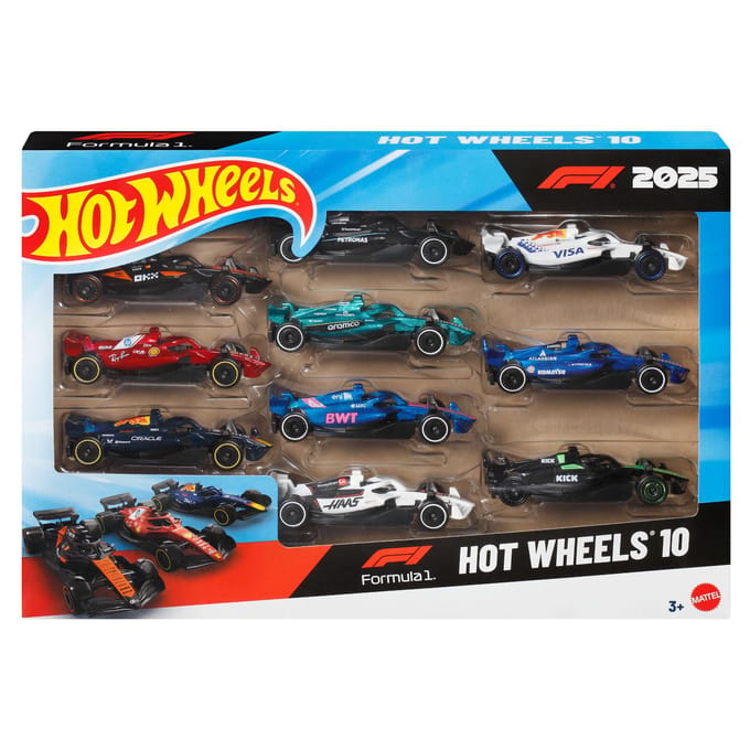 Hot Wheels Race 10-pack Voertuigen Speelgoed voertuigen Diverse speelgoedvoertuigen