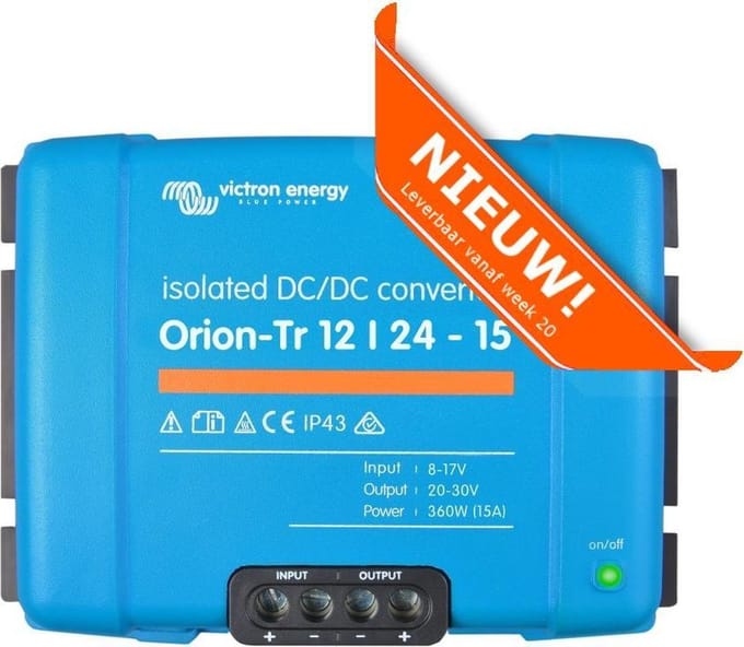Victron Orion-Tr 12/24-15A (360W) Isolated DC-DC converter