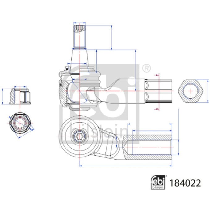 Spoorstangeind FEBI BILSTEIN 184022