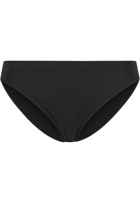 Urban Classics Ondergoed - Geribde slips (Set van 3) - M tot XL - voor Vrouwen - zwart