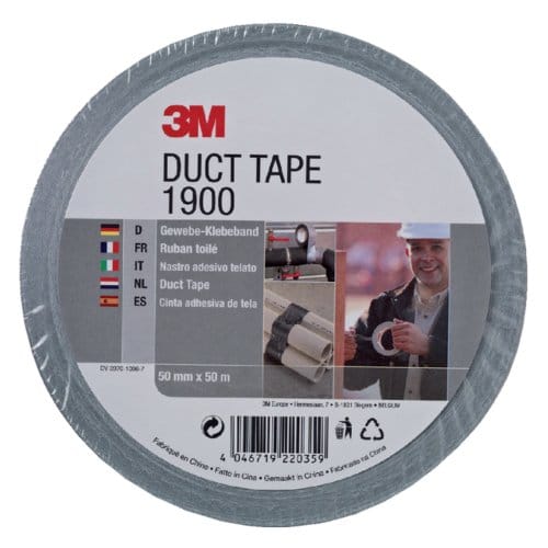 3M 1900 - Duct tape - 50 mm x 50 m - Zilver