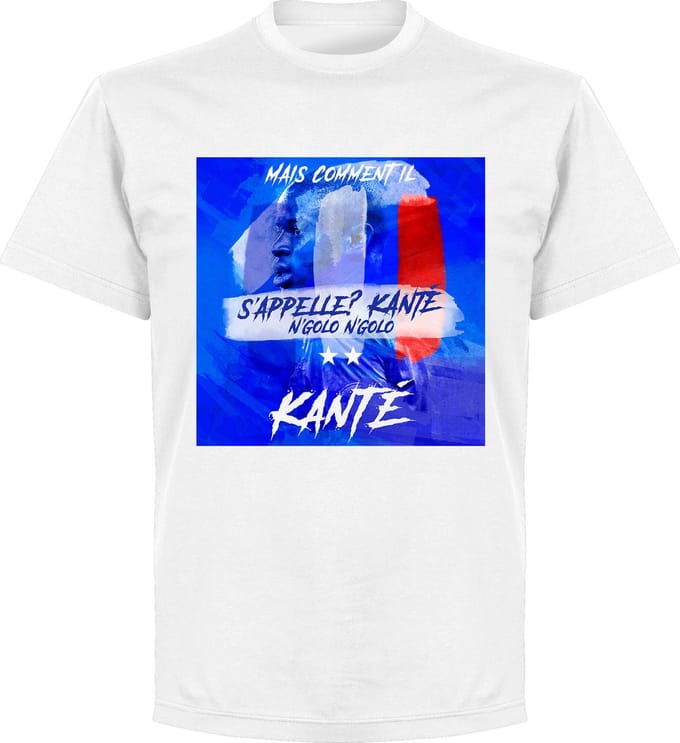S'Appelle? Kanté N'Golo N'Golo T-shirt - Wit - M