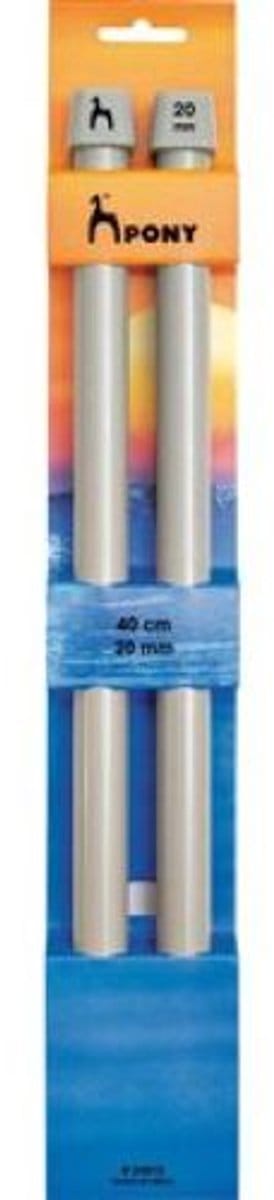 Pony 34672 breinaalden met knop 20mm
