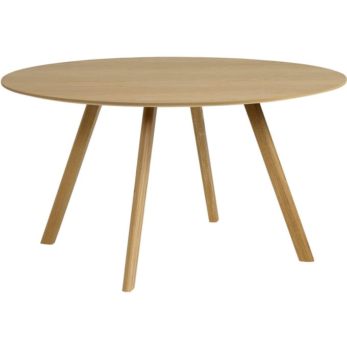 HAY Copenhague CPH25 tafel - Eiken gelakt - Ø140 cm