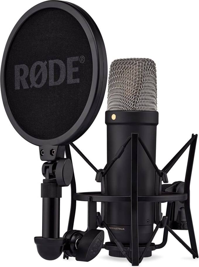 Rode nt1 5e generatie zwarte microfoon capaciteit.
