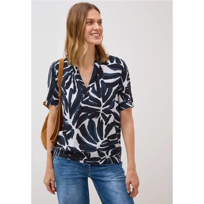 Gedessineerde blouse