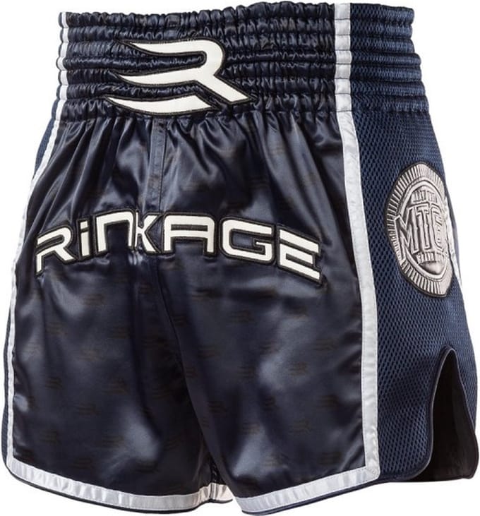 Rinkage Thai Stallion Muay Thai Short- Donkerblauw S