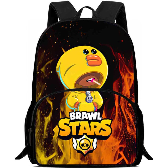 Brawl Stars Schooltas Hoge Definitie Print Multi-Functioneel Lichtgewicht Rugzak