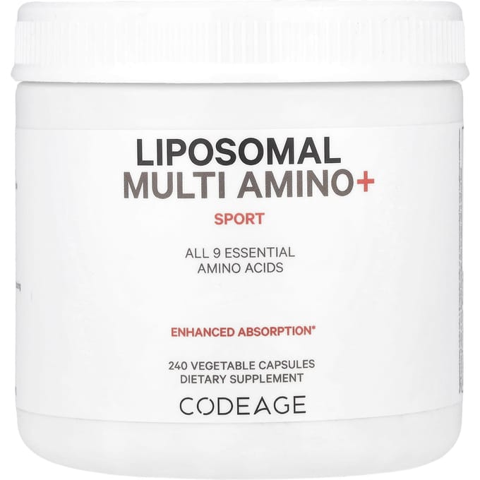Codeage, Liposomale Multi Amino+, Sport, 240 Veggie Capsules