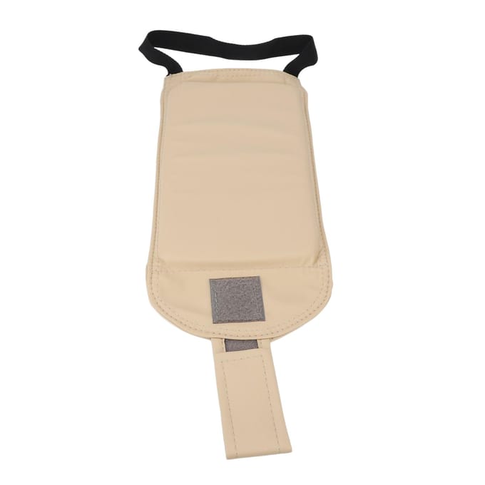 Hangende Armsteun Waterdicht Dubbelgestikte Rand Verstelbare Armleuning Hangende Massage Tafel Accessoires beige