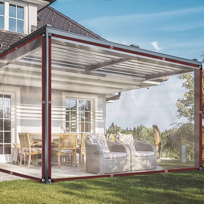 Transparant Dekzeil 2x2m - Multifunctioneel Waterdicht Zeil voor Buiten