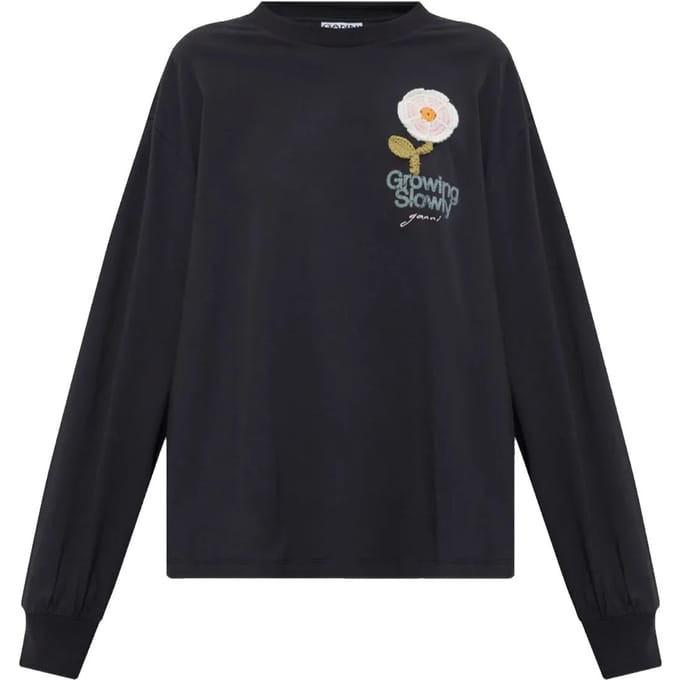Ganni Shirts Grey