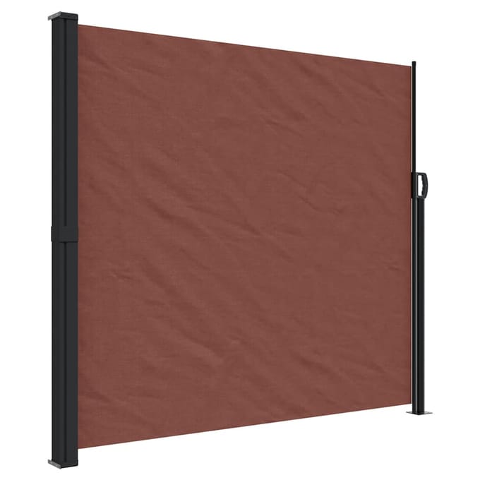 vidaXL - Windscherm - uittrekbaar - 180x500 - cm - bruin