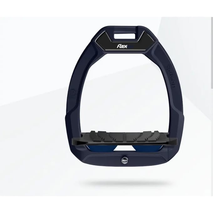 Veiligheidsstrijkers Paardrijden Geëindigd Grip Blauw/Zwart/Marine Flex-On Safe-On
