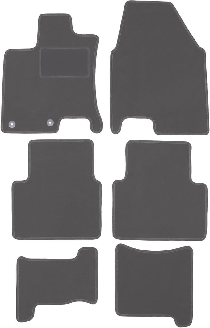 Grafiet automatten voor: Nisan Qashqai +2 crossover (2008-2013)