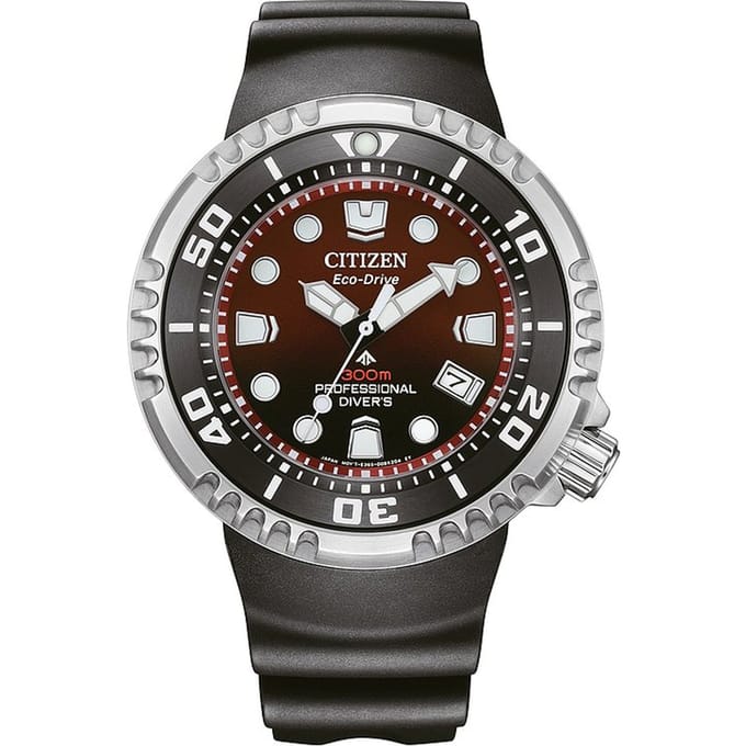 Citizen Promaster Dive BN1024-01Z Horloge - Rubber - Zwart - Ø 46 mm
