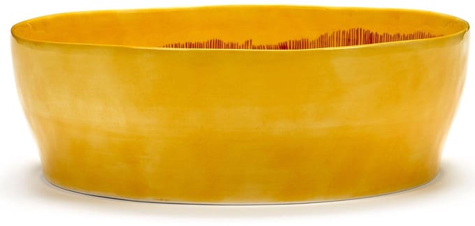 Serax - Ottolenghi Feast - Saladeschaal - Geel/Rood - 28 Ø