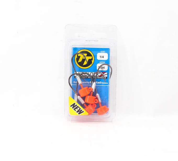 Tackle Tactics TT Nedlockz HD Tête Jig Orange 1/4 oz 3/0H 5/paquet (7717) blue