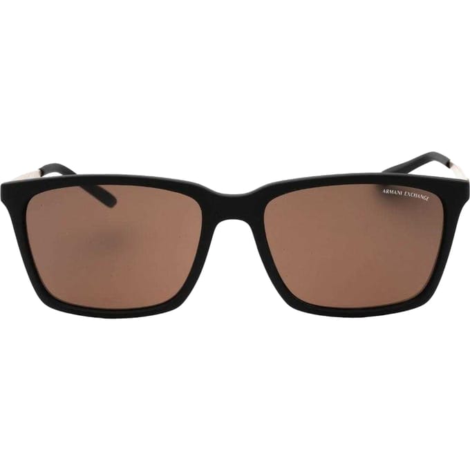 Armani Exchange Matte zonnebril heren (Bruin/zwart)