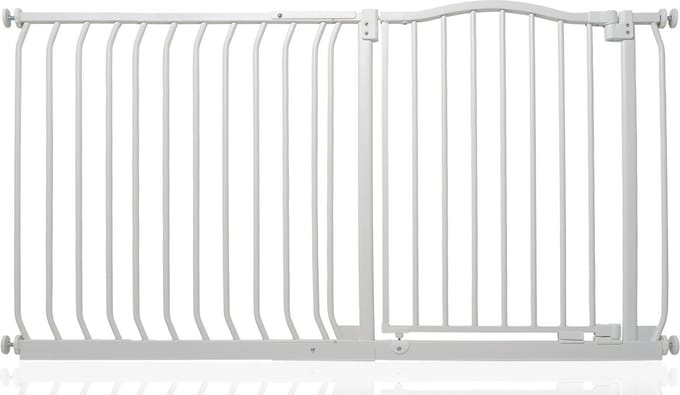 Safetots Klemhekje met Gebogen Bovenkant, 134cm - 143cm, Mat Wit