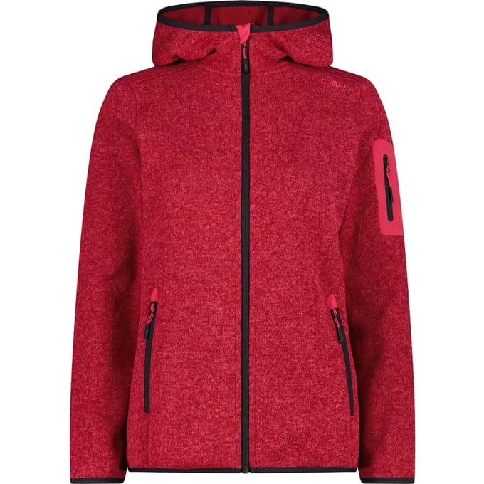 Dames fleece met capuchon CMP