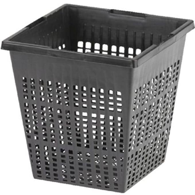 Vierkante plantmand 23 cm voor vijver en tuin