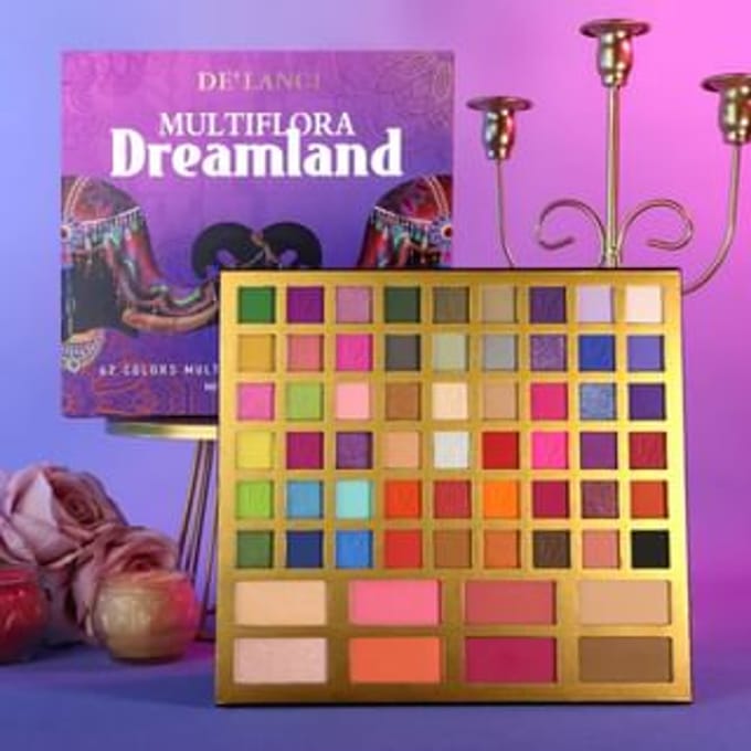 DE'LANCI - 62 Colors Multifuction Makeup Palette #Multiflora Dreamland