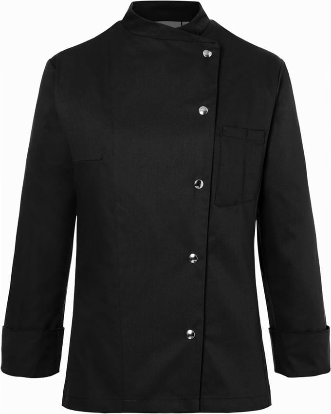 Dames Koksbuis - Werkkleding Keuken - Professioneel Koken - Figuursluitende Pasvorm - 215 g/m²