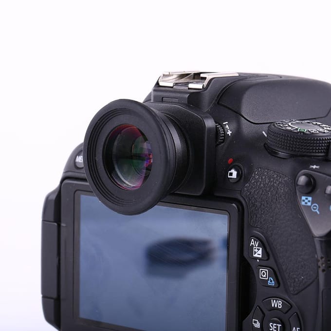Oculaire de viseur à mise au point fixe 1,5X durable, loupe pour appareil photo reflex numérique black