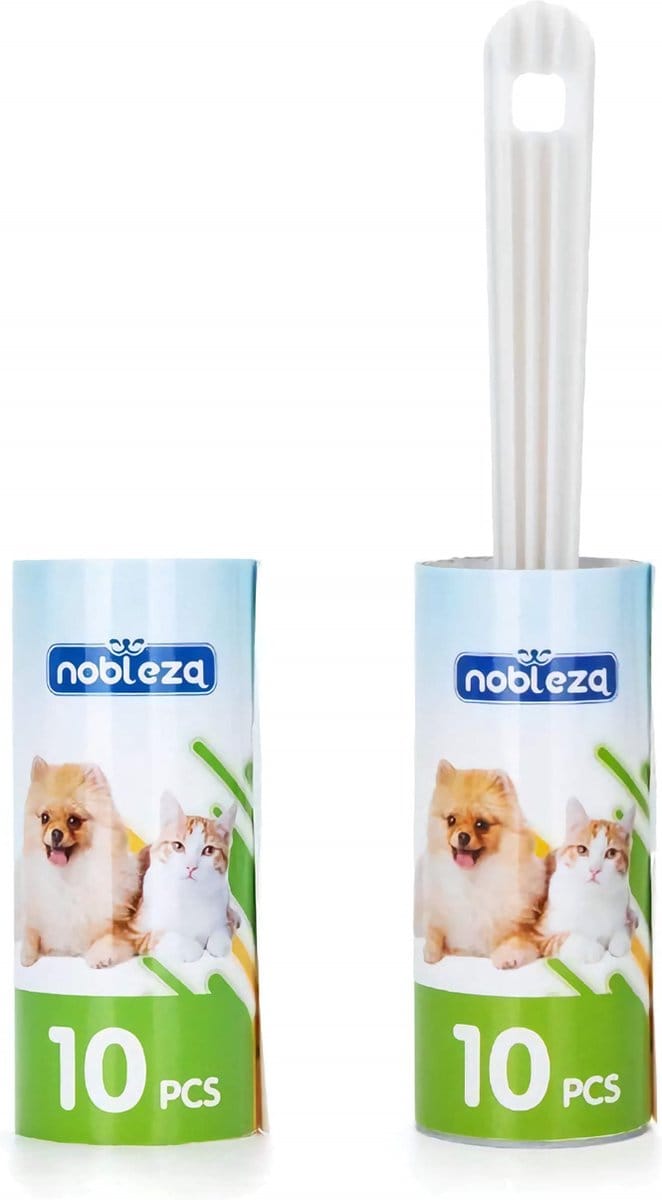 Nobleza Kledingroller - Pluizenroller - Kleefroller - Pluizenverwijderaar - set