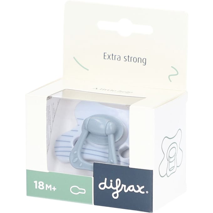 Difrax Natural Fopspeen - 18+ Mnd - Stripy Blue