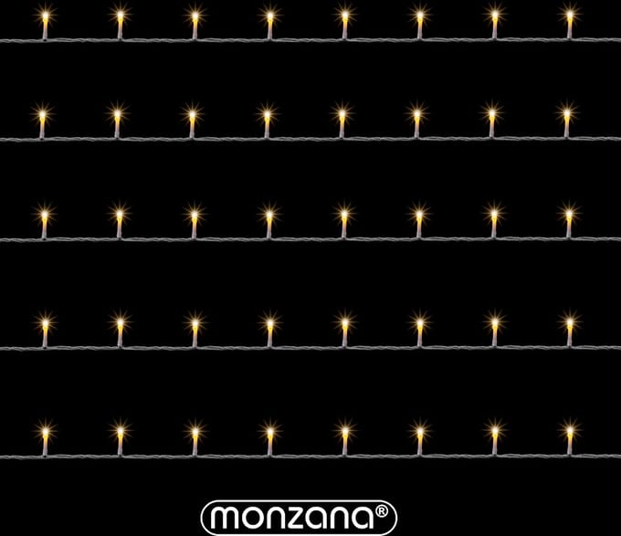 Monzana Lichtsnoer 600 LEDS – Afstandsbediening Timer – Warm Wit