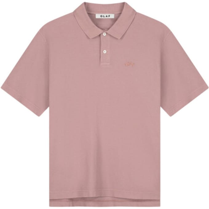 Olaf Signature Pique Polo Polos Oud Rose M240111