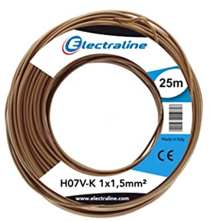 Kabel 1x1,5mm 25 meter voor Vaste Installatie