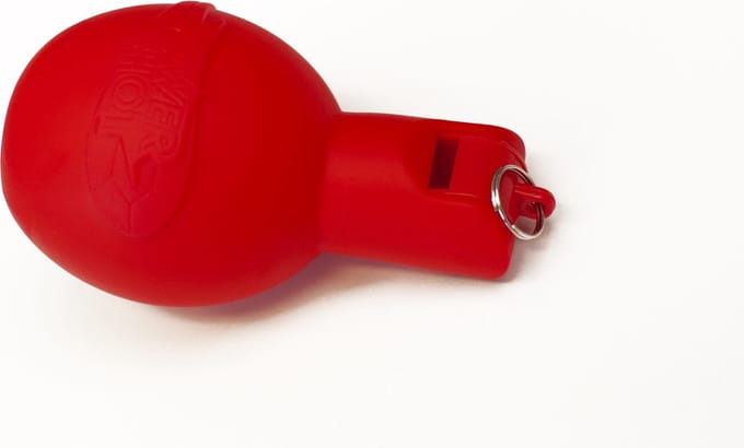 Peerfluitje / Hygiënisch rood handfluitje - Set van 3