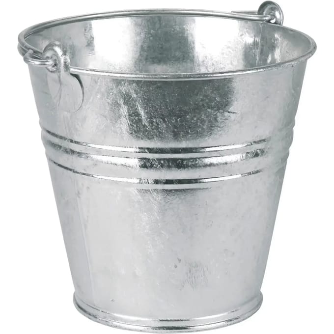 Gegalvaniseerde wateremmer met metalen handvat Kerbl
