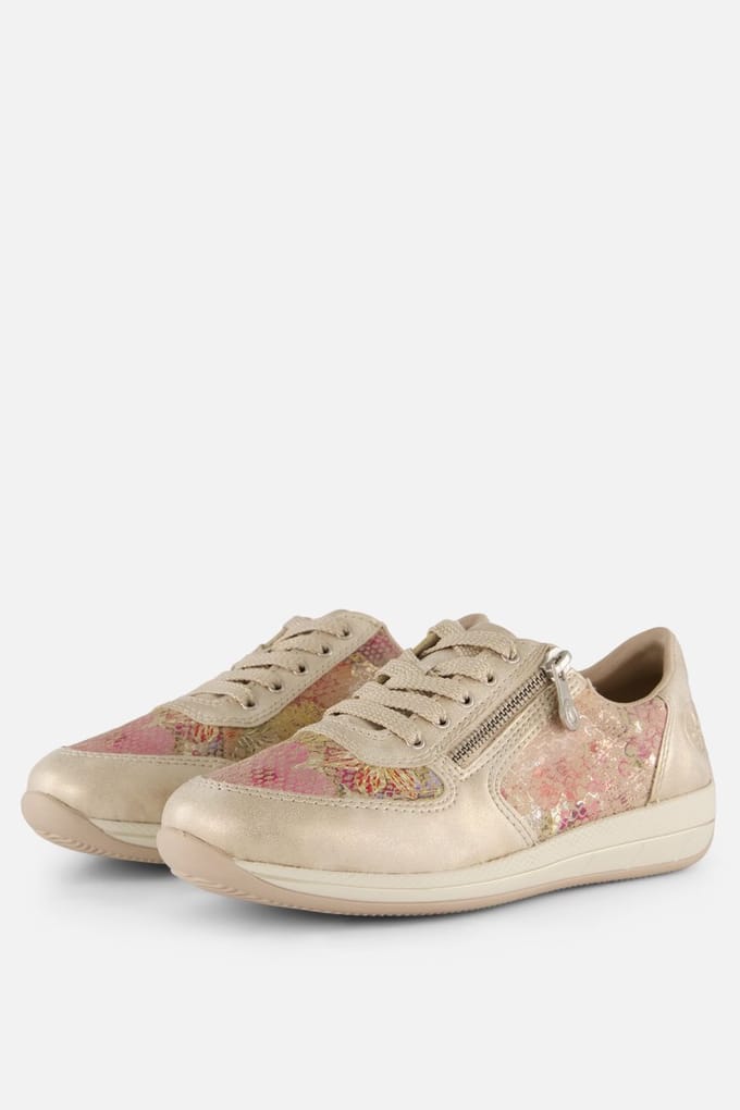 Rieker Sneakers beige Synthetisch - Maat 39