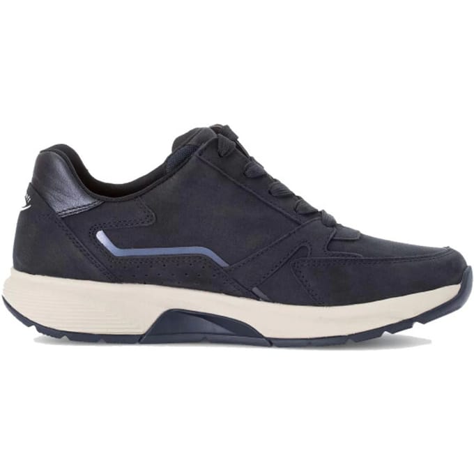 Gabor rollingsoft sensitive 76.878.46 - dames rollende wandelsneaker - Blauw - maat 38 (EU) 5 (UK)