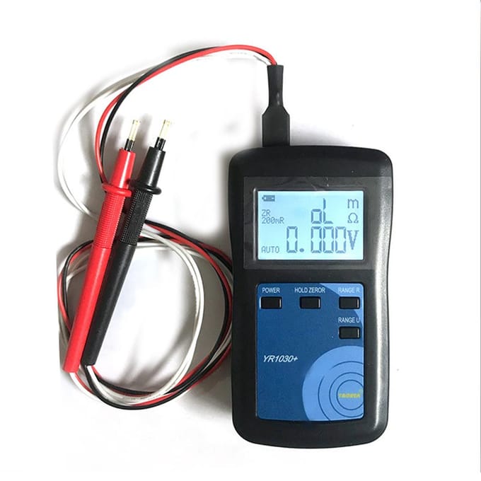 YR1030+ Hoognauwkeurig intern weerstandstestinstrument voor lithiumbatterijen Echte 4-draadsbatterij veelkleurig