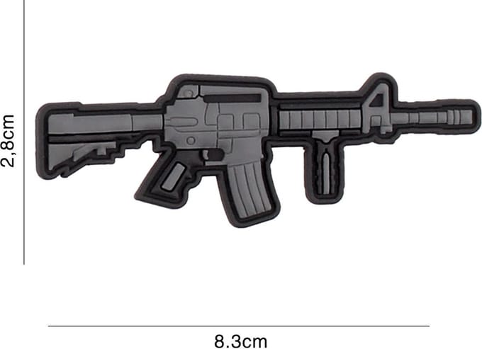 Embleem 3D PVC MS/AR-15